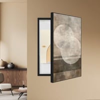 لوحة اخفاء الطبلون فن تجريدي