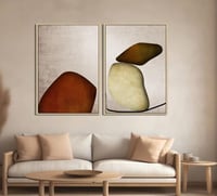 طقم لــوحات ثنائية بتصميم عصري