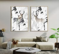 طقم لــوحات ثنائية بتصميم عصري