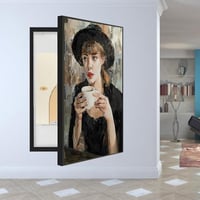 لوحة اخفاء الطبلون فن تجريدي