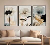 طقم من 3 لوحات ثلاثية بتصميم عصري