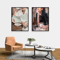 طقم لــوحات ثنائية بتصميم مودرن