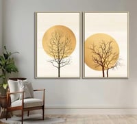 طقم لــوحات ثنائية بتصميم عصري