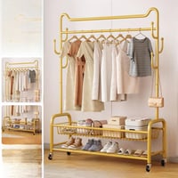 علاقة ملابس معدنية فاخرة بتصميم عصري ومتعدد الاستخ...