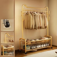 علاقة ملابس معدنية فاخرة بتصميم عصري ومتعدد الاستخ...