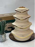 طقم حافظات طعام ميلتون مكون من 4 قطع 2.5لتر 1.5 لت...