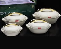 طقم حافظات طعام ميلتون مكون من 4 قطع 2.5 لتر 1.5 ل...