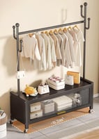 علاقة ملابس متعددة الاستخدام بتصميم عصري وذكي للتخ...