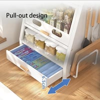 منظم وخزانة توابل ومستلزمات المطبخ المتكامل - حل أ...