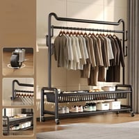 علاقة ملابس معدنية فاخرة بتصميم عصري ومتعدد الاستخ...