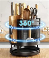 منظم ومصفاة و4 خطافات لأدوات المائدة وألواح التقطي...