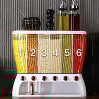 موزع و حافظة تخزين حبوب مقاوم للرطوبة 6 خانات