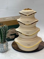 طقم حافظات طعام ميلتون مكون من 4 قطع 2.5لتر 1.5 لت...