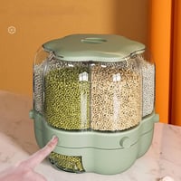 “حافظة حبوب دوارة 360 درجة - الحل الأمثل لتنظيم مط...