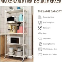 رفوف تخزين معدنية 5 دور قابلة للطي متعددة الاستخدا...