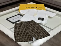 طقم فندي تيشرت+شورت