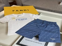 طقم فندي تيشرت +شورت