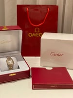 ساعة كارتير ذهبي ماستر هاي كواليتي + الملحقات