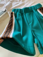 طقم فندي تيشيرت +شورت اولاد