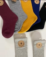 جوارب اطفال لون عودي