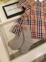 جوارب اطفال رمادي فاتح