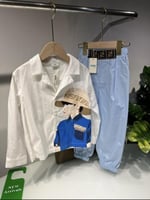 طقم فندي قميص +بنطلون