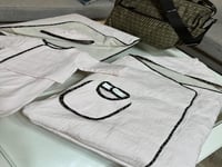 طقم مواليد فندي وردي