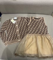 فستان +جاكيت فندي