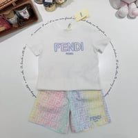 طقم فندي تيشرت+شورت