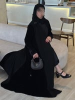 عباية مخمل مطرز