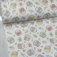 قماش كتان تركي عرض 180 سم ديجيتال