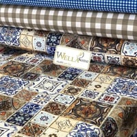 قماش كتان تركي عرض 180سم