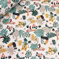 قماش كتان تركي عرض 180 سم ديجيتال