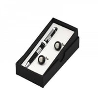 طقم رجالي من الماركة العالمية ديلانو قلم وكبك B2-1...