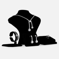 ‎ طقم نسائي كلاسيك باللون الفضي