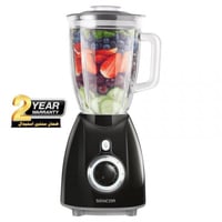 خلاط سينكور 500 واط إبريق زجاجي 1.7 لتر 6 سرعات اس...