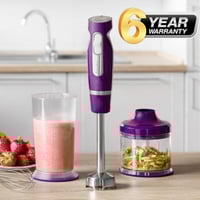 خلاط يدوي من سينكور 800 وات + مفرمة 500 مل 6 سنوات...