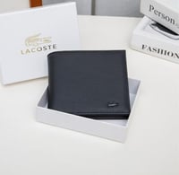 محفظة لاكوست اسود