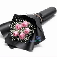 باقة ورد جوري مع جبسوفيليا