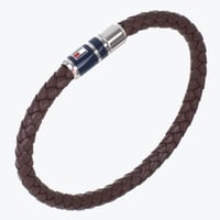 اسوارة كاجوال جلد بني من تومي هيلفيغر