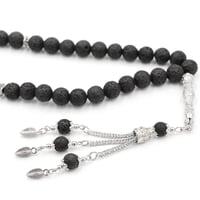 سبحة حجر بركاني