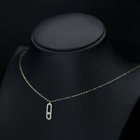 عقد ذهب عيار 18