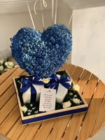 تنسيق القلب الازرق