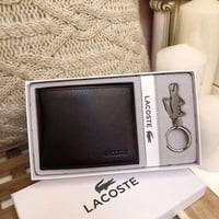 طقم محفظة مع ميدالية من لاكوست