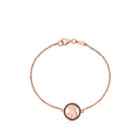 توس - سوار Camille من فيرميل الفضة الزهري مع الإسب...