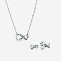 طقم سلسال وحلق انفينتي من باندورا