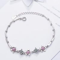 اسوارة فضة على شكل وردة