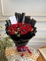 باقة ورد احمر فاخرة