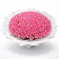 باقة 200 وردة جوري بينك