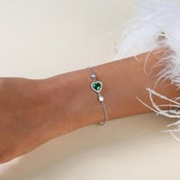 اسواره فضه بحجر الزركون الاخضر